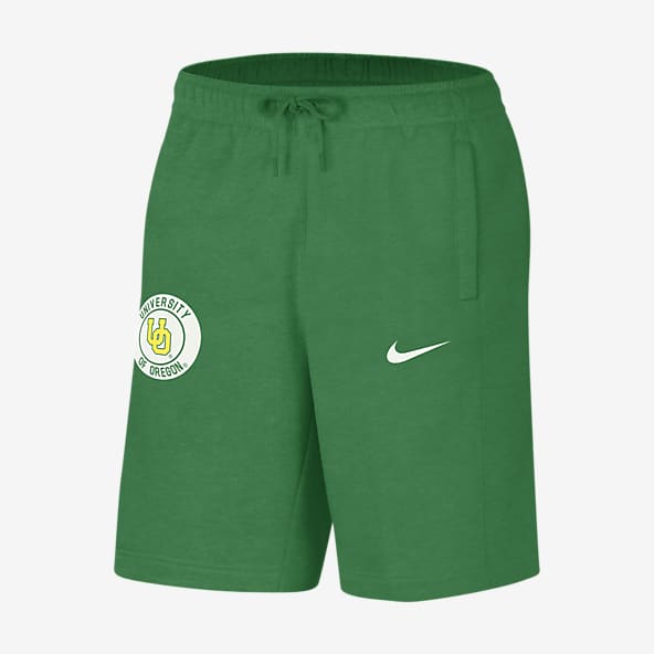 Green Oregon Ducks Fleece Shorts. Nike